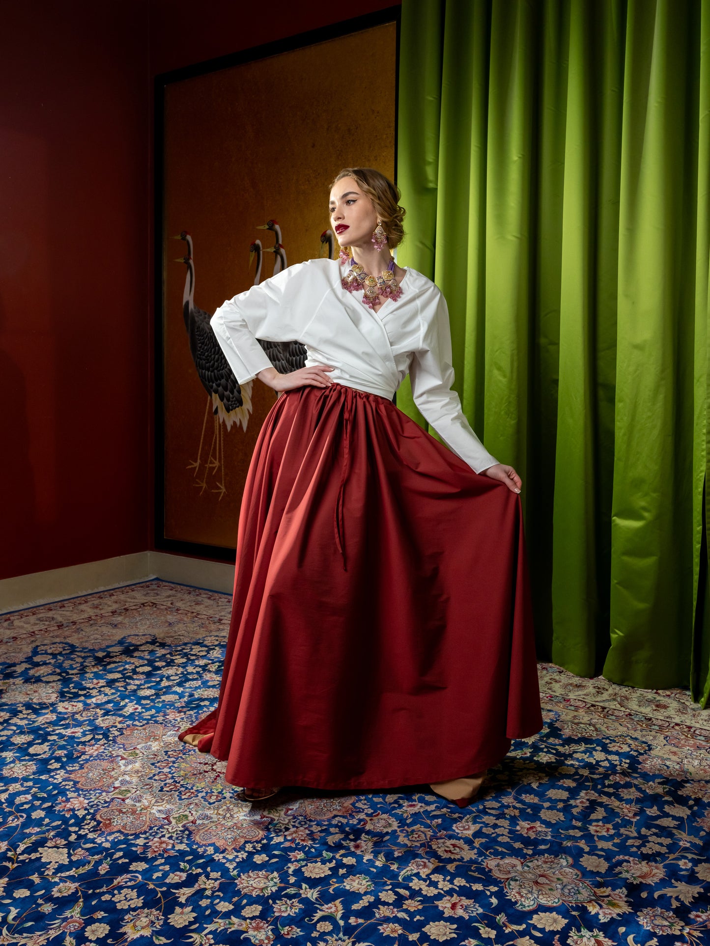 Lolo Skirt Garnet