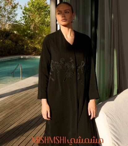 Black Bow Abaya