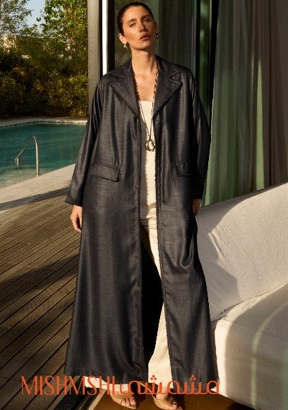 Midnight Denim Abaya
